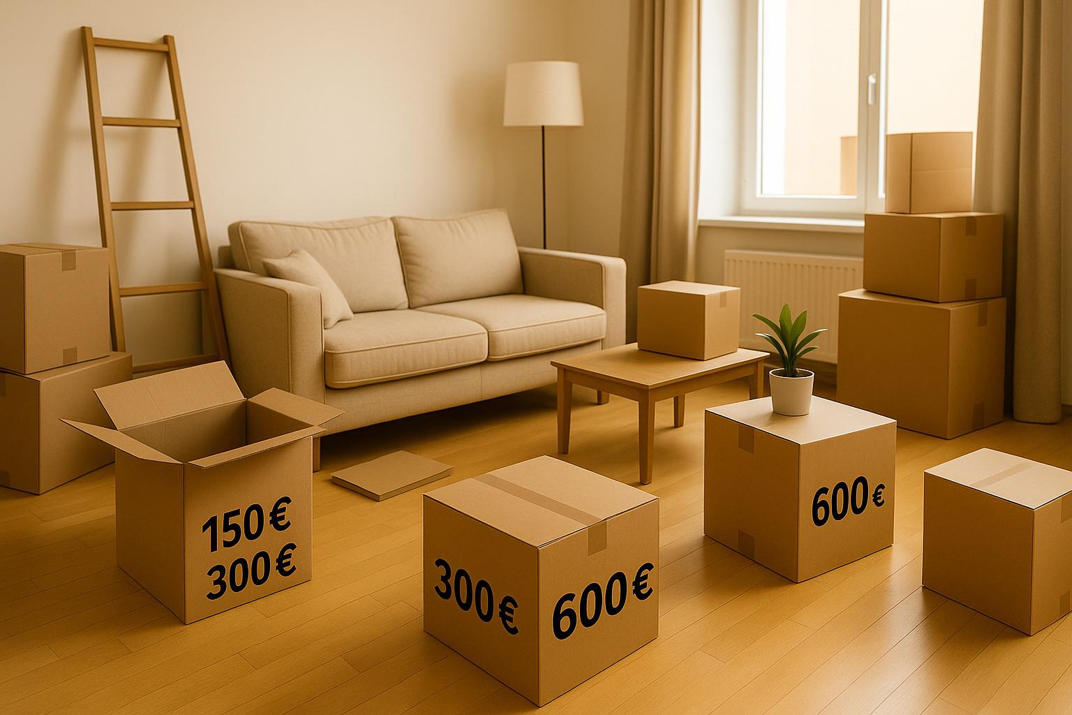 precios de una mudanza dependiendo del tamaño de la casa